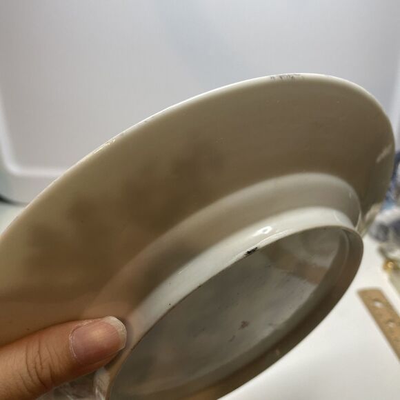 A Pair Japanese Kutani Porcelain Crane/Floral Motifs Plates (Meiji Period) - Picture 13 of 15